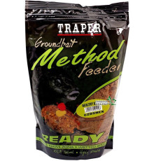Прикормка Traper Method Feeder Ready Czosnek 750 г (чеснок, готовая)