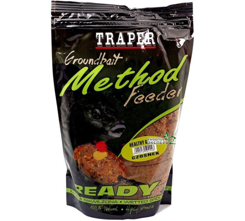 Прикормка Traper Method Feeder Ready Czosnek 750 г (чеснок, готовая)