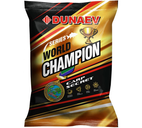 Прикормка Dunaev World Champion Carp Secret (карп секрет, коричневая) 1кг