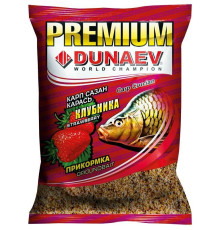 Прикормка Dunaev Premium Карп-Сазан Клубника (желтая) 1кг