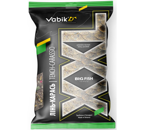 Прикормка Vabik XXL Линь-Карась (коричневая) 1кг
