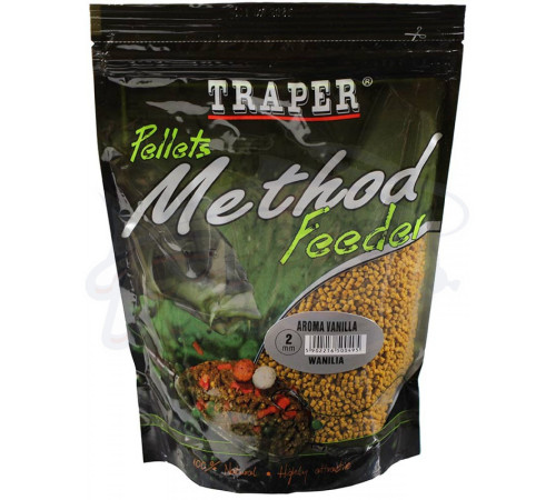 Пеллетс Traper Method Feeder 4 mm Fish Vanilla 500г (Ваниль)