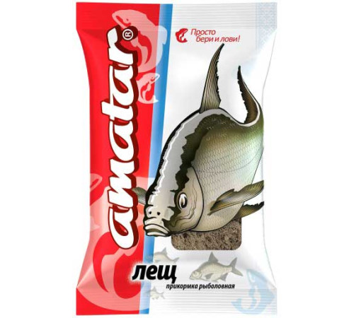 Прикормка Amatar Лещ Черный (темная) 750 г