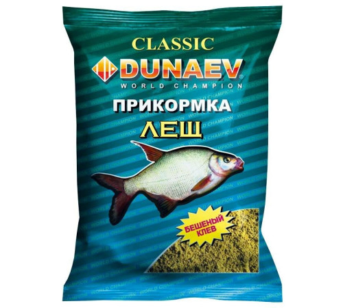 Прикормка Dunaev Classic Лещ (коричневая) 0.9 кг