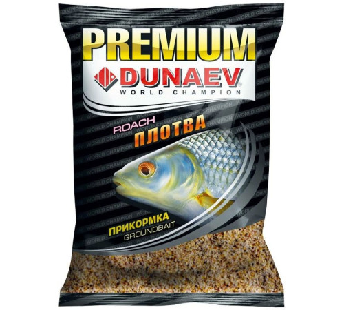 Прикормка Dunaev Premium Плотва (коричневая) 1кг