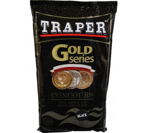 Прикормка Traper Gold Concours Black 1кг (черная)