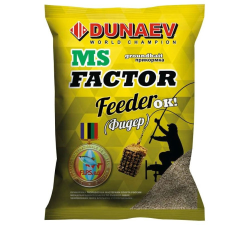 Прикормка Dunaev MS Factor Фидер (коричневая) 1кг