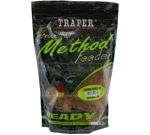 Прикормка Traper Method Feeder Ready Wanilia 750 г (ваниль, готовая)
