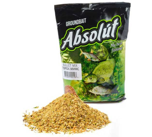 Прикормка Absolut Горох Микс (светлая) 750 г