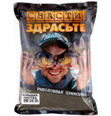 Прикормка Снасти Здрасьте Большая Плотва 0.8 кг (тёмно-зелёная)
