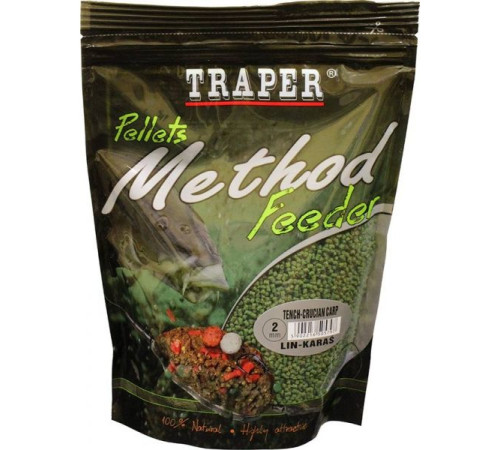 Пеллетс Traper Method Feeder 2 mm Fish Lin-Karas 500г (линь-карась)