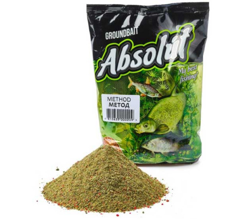 Прикормка Absolut Метод (зеленая) 750 г