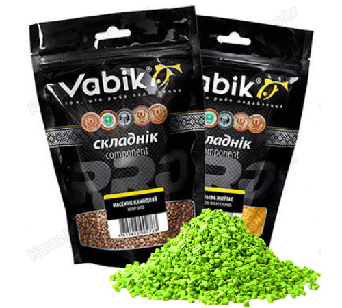 Компонент для прикормки Vabik Big Pack Печиво зелёное флюо 750 г