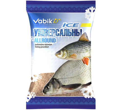 Прикормка зимняя Vabik Ice Универсальная (жёлто-коричневая) 750г