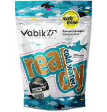 Прикормка увлажненная Vabik READY COLD WATER Универсальная (коричневая) 750г