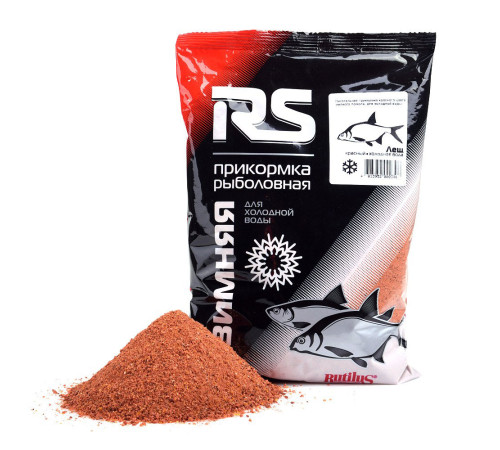 Прикормка зимняя RS Лещ Красный Холодная вода (красная) 0.75 кг