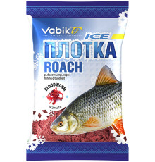 Прикормка зимняя Vabik Ice Плотва Мотыль (тёмно-красная) 750г