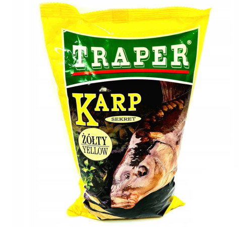 Прикормка Traper Sekret Karp zolty 1кг (желтая)