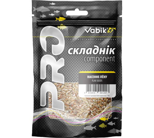 Компонент для прикормки Vabik PRO Семена льна 150 г