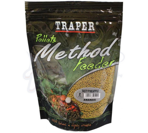 Пеллетс Traper Method Feeder 2 mm Ananas 500г (Ананас)