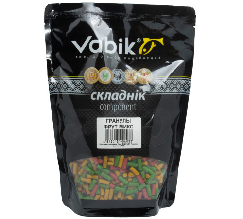 Компонент для прикормки Vabik Big Pack Гранулы Фрут Микс 750 г