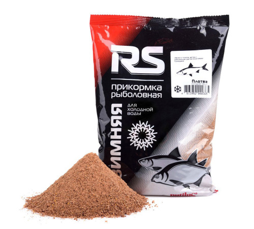 Прикормка зимняя RS Плотва Холодная вода (коричневая) 0.75 кг