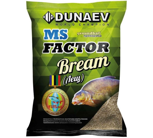 Прикормка Dunaev MS Factor Лещ (коричневая) 1кг