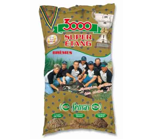 Прикормка Sensas 3000 Super Etang Bremes 1 кг (лещ)