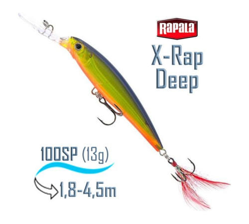 Воблер RAPALA X-Rap Deep 10, HS