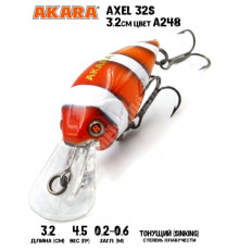 Воблер Akara Axel 32S 4,5гр цвет A248
