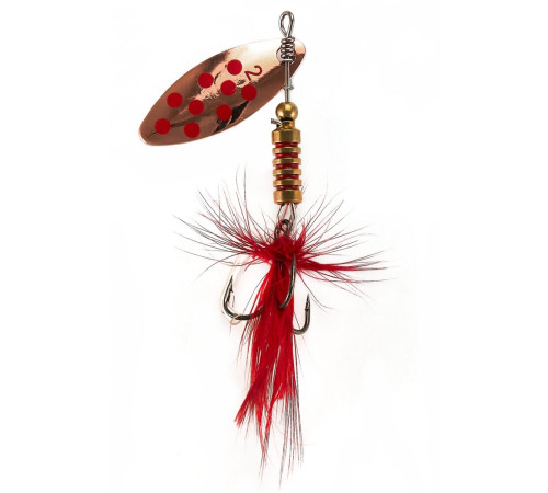 Блесна вращающаяся Lucky John SPIN X LONG 02 , цвет CR