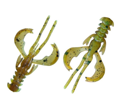 Силиконовые приманки Crazy Fish NIMBLE 1.2" 4d, 16шт, рак