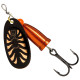 Блесна вращающаяся Blue Fox VIBRAX LONG CAST №2 , цвет Black Flake-Brown