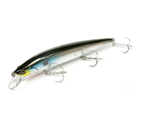 Воблер минноу Jackall RERANGE 110SP hl bora silver & black, 14.8 гр.