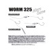 Крючки офсетные Gamakatsu WORM 325 Micro Game, №8, 8шт.