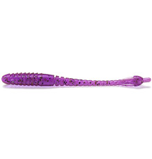 Силиконовые приманки FishUp ARW WORM 2" 016 - Lox/Green & Black, 12шт, червь