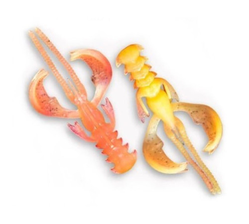 Силиконовые приманки Crazy Fish NIMBLE 1.6" 13d, 9шт, рак