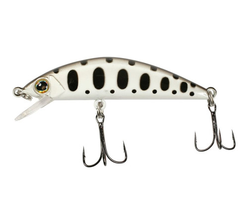 Воблер минноу Jackall Timon TRICOROLL 47S white & black yamame, 2.3 гр.