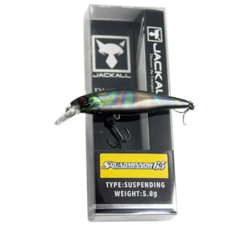 Воблер минноу Jackall SQUAD MINNOW 65SP ul tamamushi, 5.8 гр.