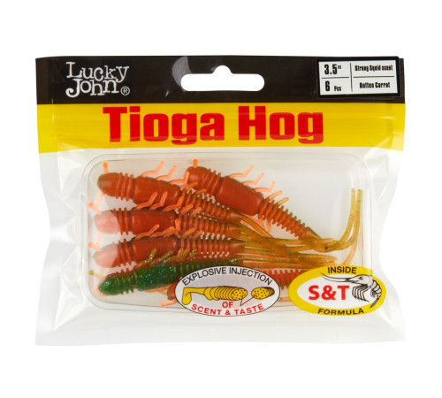Lucky John Pro Series TIOGA HOG 3.5in T56, 6шт.