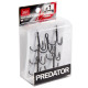 Крючки-тройники Lucky John PREDATOR сер. LJH234, №1, 7шт.