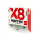 Плетеная леска Lucky John Vanrex х8 BRAID Fluo Green 125м,  0.16мм