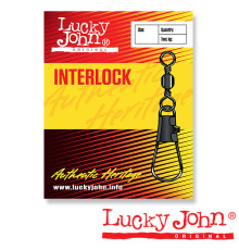 Lucky John Original INTERLOCK Black, 005, 5шт.