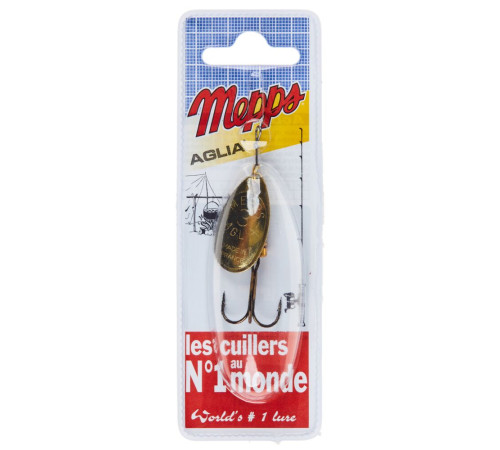 Блесна вращающаяся Mepps AGLIA №3 блистер , цвет Gold