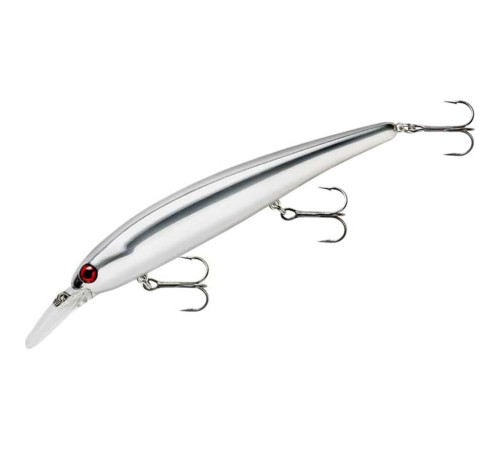 Воблер Pradco Bandit WALLEYE SHALLOW 120F, цвет Chrome/Red Eye, 17,7 гр.