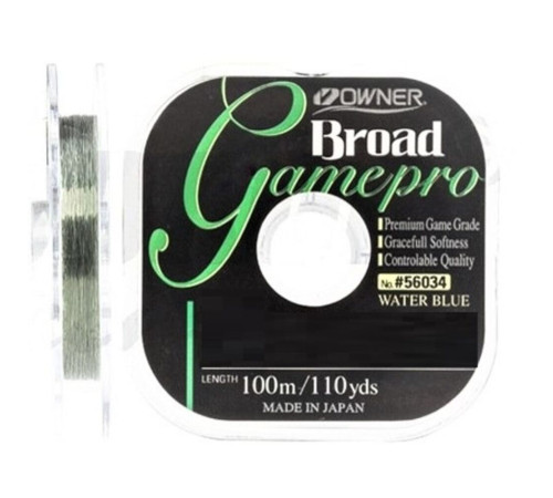 Монофильная леска Owner Broad GAME PRO 100м,  0.24мм