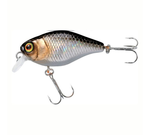 Воблер крэнк Jackall CHUBBY 38F hl silver & black, 4 гр.