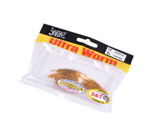 Lucky John Pro Series ULTRA WORM 1.4in PA19, 12шт.