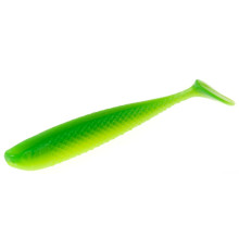 Lucky John Pro Series SLICK SHAD PADDLE 4.5in PG33, 4шт.