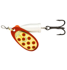 Блесна вращающаяся Blue Fox VIBRAX LONG CAST №2 , цвет Red-Gold-Yellow-Red